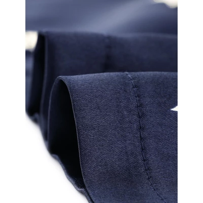 Agnes Orinda Women's Plus Size Patch Pocket Comfort Piping Stars Short Sleeve Pajamas Set 6 Agnes Orinda Women's Plus Size Patch Pocket Comfort Piping Stars Short Sleeve Pajamas Set - Image 4