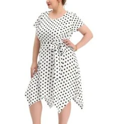 Agnes Orinda Women's Plus Size Polka Dots Wedding Elegant Spring Summer Midi Dresses 23 Agnes Orinda Women's Plus Size Polka Dots Wedding Elegant Spring Summer Midi Dresses -Agnes Orinda GUEST 05fa057c bf9a 42eb a74f aec86460a1a6
