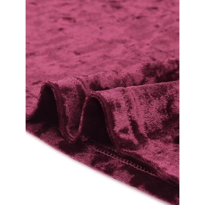 Agnes Orinda Women's Plus Size Velvet Long Sleeve Festival Fashion Top 6 Agnes Orinda Women's Plus Size Velvet Long Sleeve Festival Fashion Top - Image 4