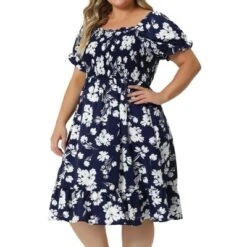 Agnes Orinda Plus Size Dress For Women Flared Flowy Smock Ruffle Sleeve Floral Dresses 16 Agnes Orinda Plus Size Dress For Women Flared Flowy Smock Ruffle Sleeve Floral Dresses -Agnes Orinda GUEST 0c831b71 a35f 493f 9446 3375085f0cdf