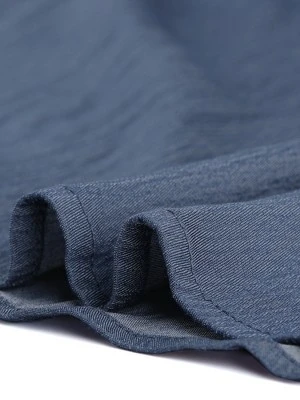 Agnes Orinda Women's Plus Size Tie Waist Short Sleeve Chambray Shirtdress 7 Agnes Orinda Women's Plus Size Tie Waist Short Sleeve Chambray Shirtdress - Image 5