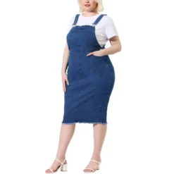 Agnes Orinda Women's Plus Size Bodycon Back Vent Raw Hem Denim Midi Overall Dresses 19 Agnes Orinda Women's Plus Size Bodycon Back Vent Raw Hem Denim Midi Overall Dresses -Agnes Orinda GUEST 1252bcab 0f6f 4eee a63a e22f9cbac908