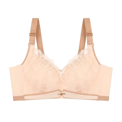 Agnes Orinda Women's Full Coverage Comfort Lace No Underwire Bra 6 Agnes Orinda Women's Full Coverage Comfort Lace No Underwire Bra - Image 4