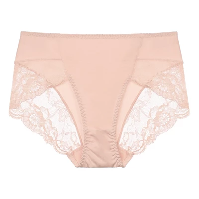 Agnes Orinda Women's Mid-Rise Lace Trim Brief Seamless Underwear 6 Agnes Orinda Women's Mid-Rise Lace Trim Brief Seamless Underwear - Image 4