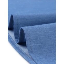 Agnes Orinda Women's Plus Size Babydoll Outfits Turndown Collar 3/4 Sleeve Chambray Dresses -Agnes Orinda GUEST 1984cf43 3bc0 4a76 81a4 b3e8588f5129