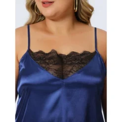 Agnes Orinda Women's Plus Size 2023 Spaghetti Strap Adjustable Lace Insert Satin Cami Nightdress 12 Agnes Orinda Women's Plus Size 2023 Spaghetti Strap Adjustable Lace Insert Satin Cami Nightdress -Agnes Orinda GUEST 1aae8201 38d9 4973 8a8a 720c486696d3