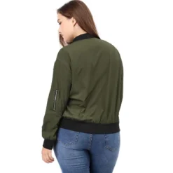 Agnes Orinda Women Plus Size Contrast Trim Zipper Pocket Lightweight Bomber Jacket 13 Agnes Orinda Women Plus Size Contrast Trim Zipper Pocket Lightweight Bomber Jacket -Agnes Orinda GUEST 1b6b5165 802f 4064 9add 04c55996cc6c