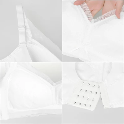 Agnes Orinda Women Plus Full Coverage Floral Lace Push-Up Bras 5 Agnes Orinda Women Plus Full Coverage Floral Lace Push-Up Bras - Image 3