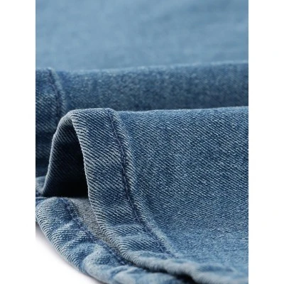 Agnes Orinda Women's Plus Size Adjustable Strap Jeans Suspender Cross Back Mini Denim A-Line Skirts 6 Agnes Orinda Women's Plus Size Adjustable Strap Jeans Suspender Cross Back Mini Denim A-Line Skirts - Image 4