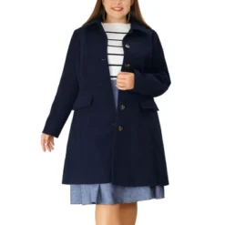 Agnes Orinda Women's Plus Size Winter Outerwear Single Breasted Long Overcoats 18 Agnes Orinda Women's Plus Size Winter Outerwear Single Breasted Long Overcoats -Agnes Orinda GUEST 1cb09b5f 821c 46c8 8215 4f62a1c43f3e