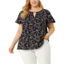 Agnes Orinda Women's Plus Size Keyhole Floral Chiffon Flared Sleeve Summer Trendy Peasant Tops 25 Agnes Orinda Women's Plus Size Keyhole Floral Chiffon Flared Sleeve Summer Trendy Peasant Tops -Agnes Orinda GUEST 1d3fbbb8 65de 41dc a118 90a80763117d