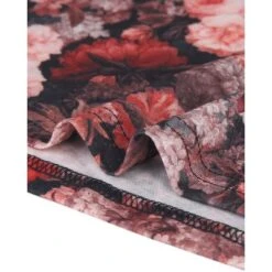 Agnes Orinda Women's Plus Size Elegant Short Sleeve Floral Pattern Dress -Agnes Orinda GUEST 1e3f9d14 2921 4f5d 82ce e1bdeeb7e122