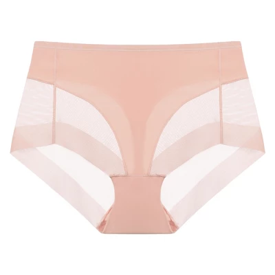 Agnes Orinda Women's Laser Cut Mesh Soft High Rise Brief Solid Stretchy Underwear 9 Agnes Orinda Women's Laser Cut Mesh Soft High Rise Brief Solid Stretchy Underwear - Image 7