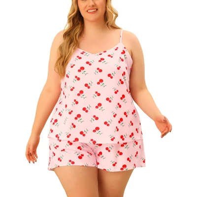 Agnes Orinda Women's Plus Size Foral Top With Elastic Waist Shorts Nightgown Set 8 Agnes Orinda Women's Plus Size Foral Top With Elastic Waist Shorts Nightgown Set - Image 6