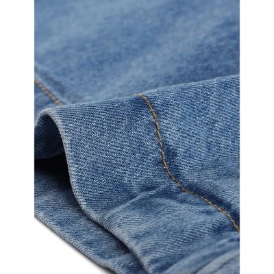 Agnes Orinda Women's Plus Size Hoodie Zipper Up Pocket Denim Sleeveless Jacket Vest 7 Agnes Orinda Women's Plus Size Hoodie Zipper Up Pocket Denim Sleeveless Jacket Vest - Image 5