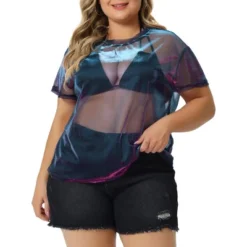 Agnes Orinda Women's Plus Size Concert Carnival Drop Shoulder Sheer Mesh Top 11 Agnes Orinda Women's Plus Size Concert Carnival Drop Shoulder Sheer Mesh Top -Agnes Orinda GUEST 21040283 7d8e 4731 9970 176b563ee637
