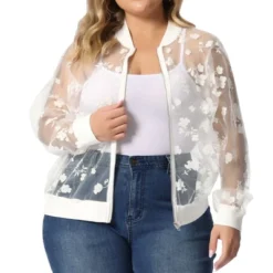 Agnes Orinda Women's Plus Size Bomber Mesh Sheer Floral Lace Long Sleeve Jackets 16 Agnes Orinda Women's Plus Size Bomber Mesh Sheer Floral Lace Long Sleeve Jackets -Agnes Orinda GUEST 2420ed7e 5a84 42f5 88d3 9a34bac804d2