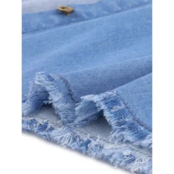 Agnes Orinda Women's Plus Size Lightweight Button Down Denim Long Sleeve Shirt Jacket -Agnes Orinda GUEST 2cbadc6a 0deb 4af8 8683 5c3c3df3dd2a