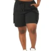 Agnes Orinda Women's Plus Size Drawstring Elastic High Waist Casual Cargo Shorts With Pockets 2 Agnes Orinda Women's Plus Size Drawstring Elastic High Waist Casual Cargo Shorts With Pockets -Agnes Orinda GUEST 2df9cf3b 2e8b 4144 839b 2f6786e49f11