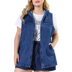 Agnes Orinda Women's Plus Size Hoodie Zipper Up Pocket Denim Sleeveless Jacket Vest 16 Agnes Orinda Women's Plus Size Hoodie Zipper Up Pocket Denim Sleeveless Jacket Vest -Agnes Orinda GUEST 2f7f096d a7d4 4826 b2aa c576d6094215