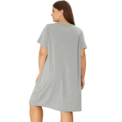 Agnes Orinda Women's Plus Size Prints Short Sleeves Lounge Nightgowns 9 Agnes Orinda Women's Plus Size Prints Short Sleeves Lounge Nightgowns -Agnes Orinda GUEST 2fc50348 054f 4417 9e0d d0a4931f5432