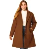 Agnes Orinda Women's Plus Size Winter Notched Lapel Single Breasted Pea Coat 2 Agnes Orinda Women's Plus Size Winter Notched Lapel Single Breasted Pea Coat -Agnes Orinda GUEST 33cb1c51 3a3a 458c 93e5 1045ab8ac0db
