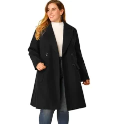 Agnes Orinda Women's Plus Size Winter Peacoat Notched Lapel Double Breasted Long Overcoats 23 Agnes Orinda Women's Plus Size Winter Peacoat Notched Lapel Double Breasted Long Overcoats -Agnes Orinda GUEST 372d629e 8933 4b8e 911f 5cd53f20c00d
