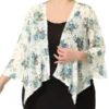 Agnes Orinda Women's Plus Size Fashion Chiffon Floral Lightweight Summer Elegant Shrugs -Agnes Orinda GUEST 398fc204 6045 4ac5 8797 aa603809e86b