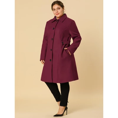 Agnes Orinda Women's Plus Size Winter Outfits Utility Belted Fashion Overcoats 5 Agnes Orinda Women's Plus Size Winter Outfits Utility Belted Fashion Overcoats - Image 3
