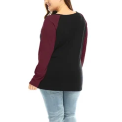 Agnes Orinda Women's Plus Size Floral Skull Contrast Color Raglan T-shirt 15 Agnes Orinda Women's Plus Size Floral Skull Contrast Color Raglan T-shirt -Agnes Orinda GUEST 40398c40 ad0d 4940 b862 2153660d0adb