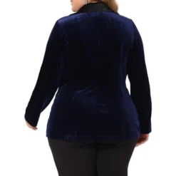 Agnes Orinda Women's Plus Size Velvet Vintage Evening Sparkle Button Contrast Notched Lapel Suit Blazers 9 Agnes Orinda Women's Plus Size Velvet Vintage Evening Sparkle Button Contrast Notched Lapel Suit Blazers -Agnes Orinda GUEST 513dcaf8 0613 4e40 850a 97b79ca7969b