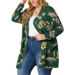 Agnes Orinda Women's Plus Size Lightweight Open Front Knit Floral Cardigan 21 Agnes Orinda Women's Plus Size Lightweight Open Front Knit Floral Cardigan -Agnes Orinda GUEST 55f1de15 75c1 4671 bc5d 8182ddbeef3f