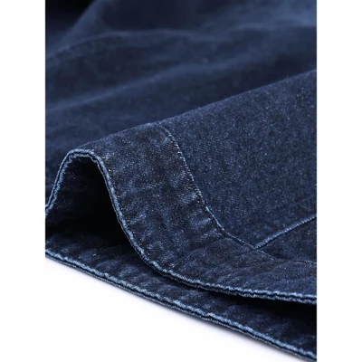 Agnes Orinda Women's Plus Jean Vest Chest Pockets Frayed Hem Single Breasted Denim Vest With Rivets 7 Agnes Orinda Women's Plus Jean Vest Chest Pockets Frayed Hem Single Breasted Denim Vest With Rivets - Image 5