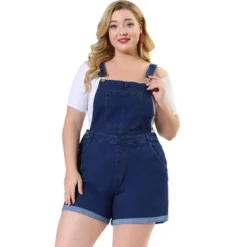 Agnes Orinda Women's Plus Size Adjustable Strap Pocket Roll Hem Denim Overall Jean Shorts 14 Agnes Orinda Women's Plus Size Adjustable Strap Pocket Roll Hem Denim Overall Jean Shorts -Agnes Orinda GUEST 5781dac1 1f9b 4895 9bd5 f35247ba6924