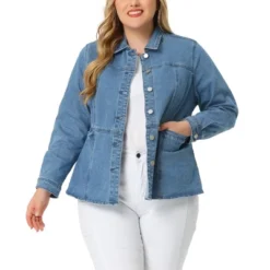 Agnes Orinda Plus Size Denim Jackets For Women Classic Button Up Solid Color Jean Jacket 13 Agnes Orinda Plus Size Denim Jackets For Women Classic Button Up Solid Color Jean Jacket -Agnes Orinda GUEST 57db899a ab6d 4b05 a4a7 1c68b0ec8fa9