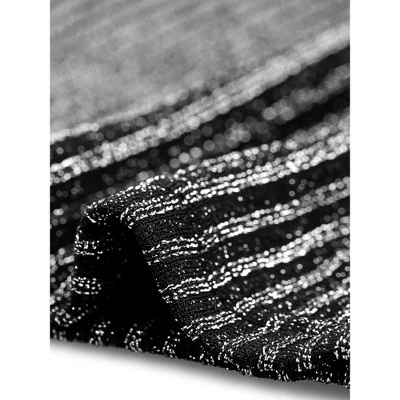 Agnes Orinda Women's Plus Size V Neck Sparkle Silvery Sleeveless Spaghetti Strap Camisole 6 Agnes Orinda Women's Plus Size V Neck Sparkle Silvery Sleeveless Spaghetti Strap Camisole - Image 4