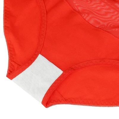 Agnes Orinda Women's 4 Pack Underwear Mid-Waist Soft Hipster Briefs Lace Panties 4 Agnes Orinda Women's 4 Pack Underwear Mid-Waist Soft Hipster Briefs Lace Panties - Image 2