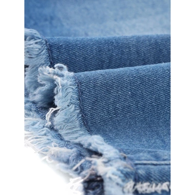 Agnes Orinda Women's Plus Size Denim Asymmetrical Slit Fashion Pockets Raw Hem Mini Skirts 6 Agnes Orinda Women's Plus Size Denim Asymmetrical Slit Fashion Pockets Raw Hem Mini Skirts - Image 4