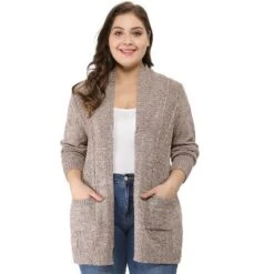 Agnes Orinda Women's Plus Size Winter Outerwear Open Front Knit Sweater Cardigan 17 Agnes Orinda Women's Plus Size Winter Outerwear Open Front Knit Sweater Cardigan -Agnes Orinda GUEST 5f3dee52 6bbd 42ad a450 05adf08a010b