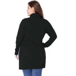 Agnes Orinda Women's Plus Turtleneck Side Slit Long Sleeve Sweater 11 Agnes Orinda Women's Plus Turtleneck Side Slit Long Sleeve Sweater -Agnes Orinda GUEST 5ff28654 9b2a 4cde b353 587713a078cd