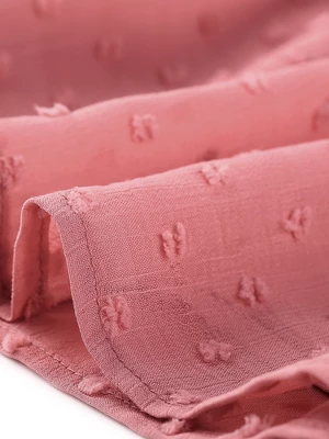 Agnes Orinda Women's Plus Size Peplum Sweetheart Neck Swiss Dots Blouse 6 Agnes Orinda Women's Plus Size Peplum Sweetheart Neck Swiss Dots Blouse - Image 4