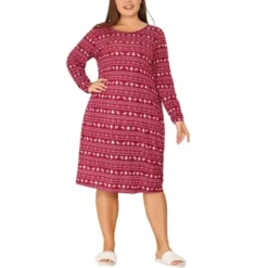 Agnes Orinda Women's Plus Size Comfy Long Sleeve Sleep Dress Nightgown 11 Agnes Orinda Women's Plus Size Comfy Long Sleeve Sleep Dress Nightgown -Agnes Orinda GUEST 6551a7e0 2fb5 4fb1 b067 09a069c6af5a