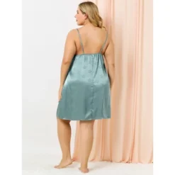 Agnes Orinda Women's Plus Size Satin Star Print Lace Trim Pajamas Nightgown 12 Agnes Orinda Women's Plus Size Satin Star Print Lace Trim Pajamas Nightgown -Agnes Orinda GUEST 673666ac 57b9 4c98 8efd bed15a53c82a