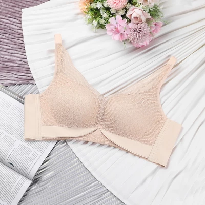 Agnes Orinda Women Plus Minimizer Push-Up Comfort Unlined Lace Bra 4 Agnes Orinda Women Plus Minimizer Push-Up Comfort Unlined Lace Bra - Image 2