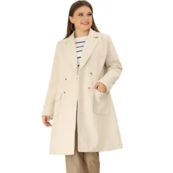 Agnes Orinda Women's Plus Size Winter Peacoat Notched Lapel Double Breasted Long Overcoats 27 Agnes Orinda Women's Plus Size Winter Peacoat Notched Lapel Double Breasted Long Overcoats -Agnes Orinda GUEST 69d8a7bc 20a7 4de4 a51d d3a7f703d613