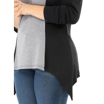 Agnes Orinda Womens Plus Size Tunic Tops Criss Cross V Neck Long Sleeve T Shirt Casual Tops 7 Agnes Orinda Womens Plus Size Tunic Tops Criss Cross V Neck Long Sleeve T Shirt Casual Tops - Image 5