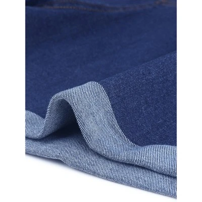 Agnes Orinda Women's Plus Size Adjustable Strap Pocket Roll Hem Denim Overall Jean Shorts 7 Agnes Orinda Women's Plus Size Adjustable Strap Pocket Roll Hem Denim Overall Jean Shorts - Image 5