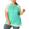 Agnes Orinda Women's Plus Size Hoodies Raglan Short Sleeve Drawstring Top 2 Agnes Orinda Women's Plus Size Hoodies Raglan Short Sleeve Drawstring Top -Agnes Orinda GUEST 6ba51654 519c 4ba0 b607 c64a4aa0b1bc