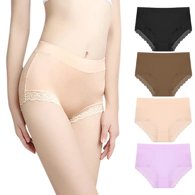 Agnes Orinda Women's Underwear 4 Pack Full Coverage Soft Briefs Hipster Panties 6 Agnes Orinda Women's Underwear 4 Pack Full Coverage Soft Briefs Hipster Panties - Image 4