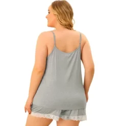 Agnes Orinda Pajamas Set For Women Plus Size Lace Panel Elastic Waist Shorts Sleepwear Loungewear 10 Agnes Orinda Pajamas Set For Women Plus Size Lace Panel Elastic Waist Shorts Sleepwear Loungewear -Agnes Orinda GUEST 6e8ef4a7 f121 49b8 ab4f e51e22dcef5b